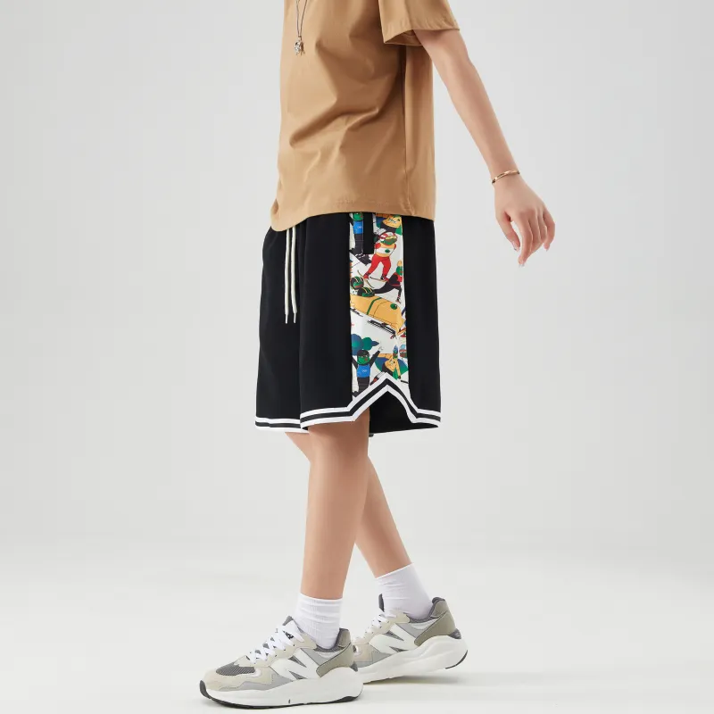 Pepe The Frog Casual Shorts Unisex Black-4
