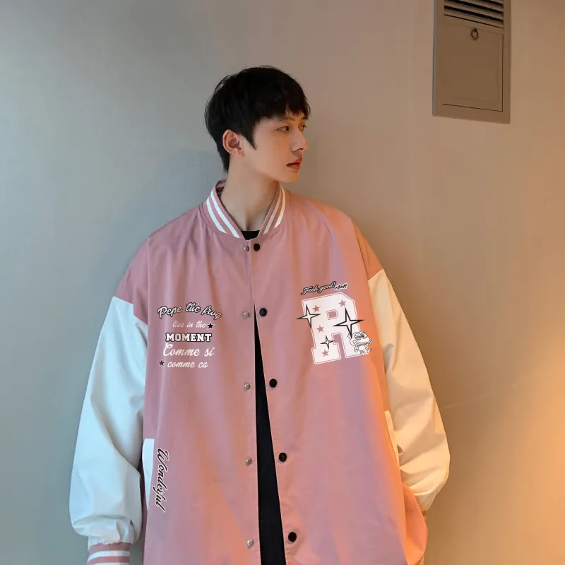 Pepe The Frog Baseball Jacket Unisex-9