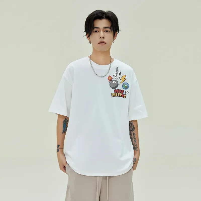 Pepe The Frog T Shirts Unisex-6