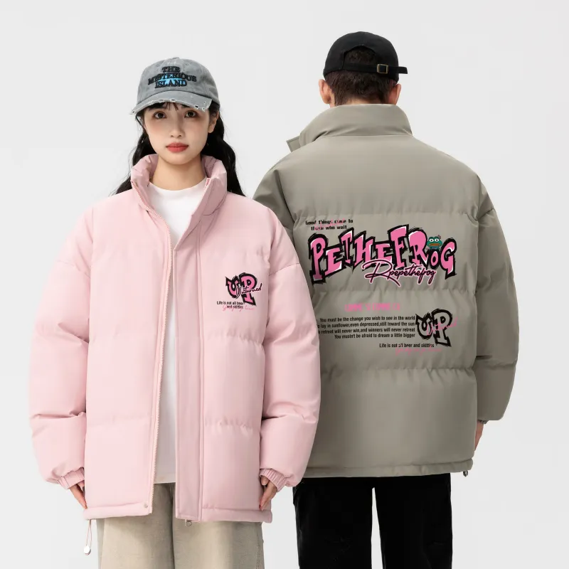 Pepe The Frog Puffer Jacket Unisex-12
