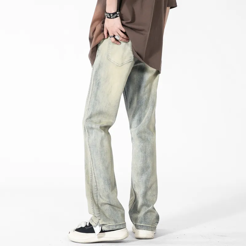 Pepe The Frog Jeans Unisex Yellow Mud-3