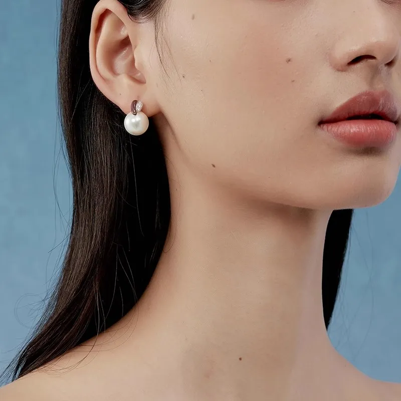 GOOGMO Rhodium plated Copper Earrings Women's-2