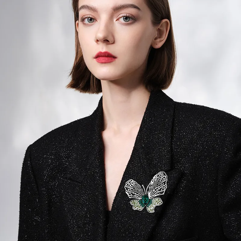 Eternelle Austrian Crystal Brooches Women's-3