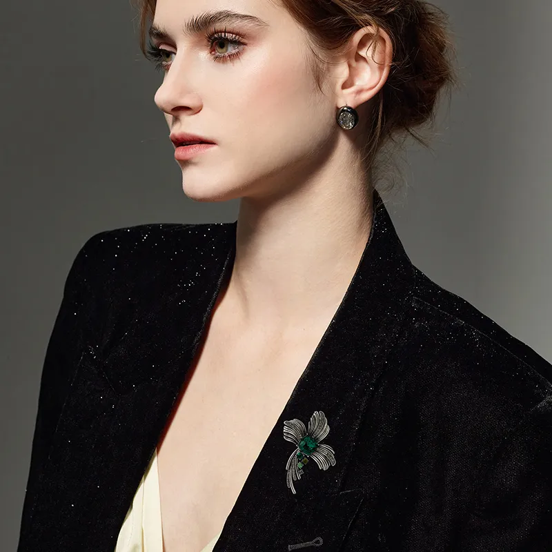 Eternelle Austrian Crystal Brooches Women's-3