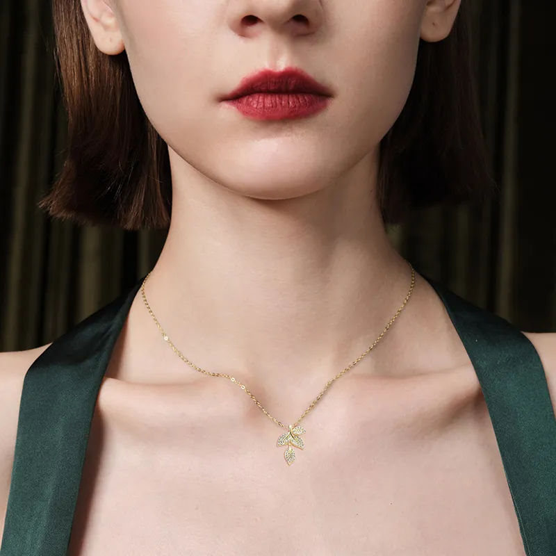 Eternelle Artificial Zircon Necklaces Women's-3