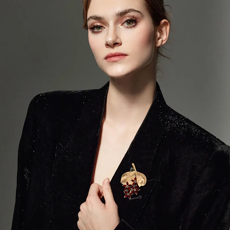 Eternelle Austrian Crystal Brooches Women's-2