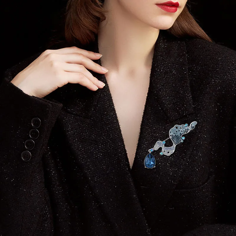 Eternelle Austrian Crystal Brooches Women's-2