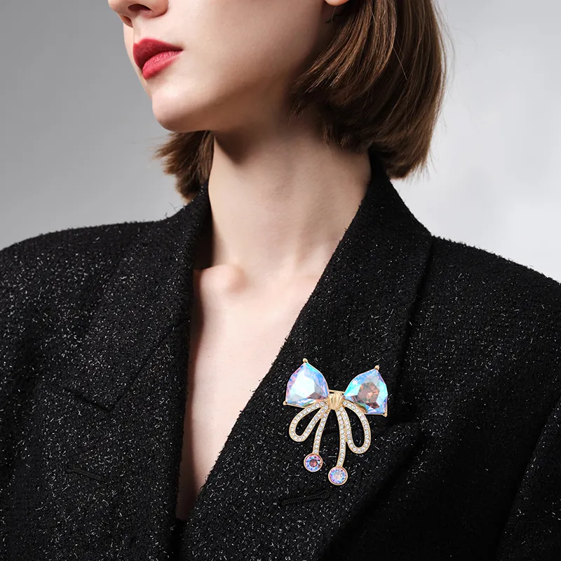 Eternelle Austrian Crystal Brooches Women's-2