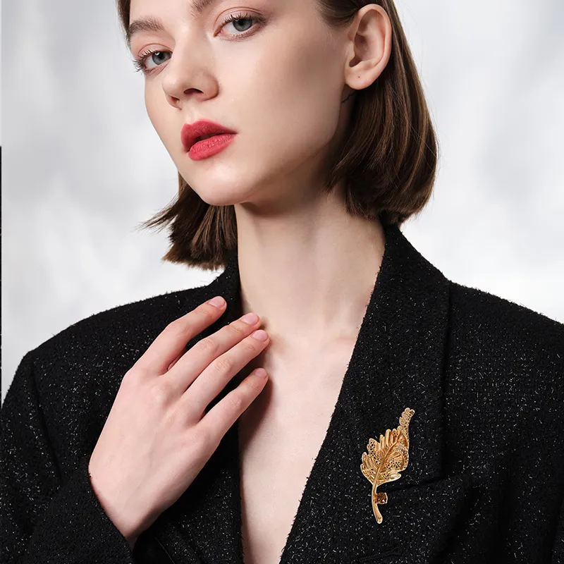 Eternelle Austrian Crystal Brooches Women's-2