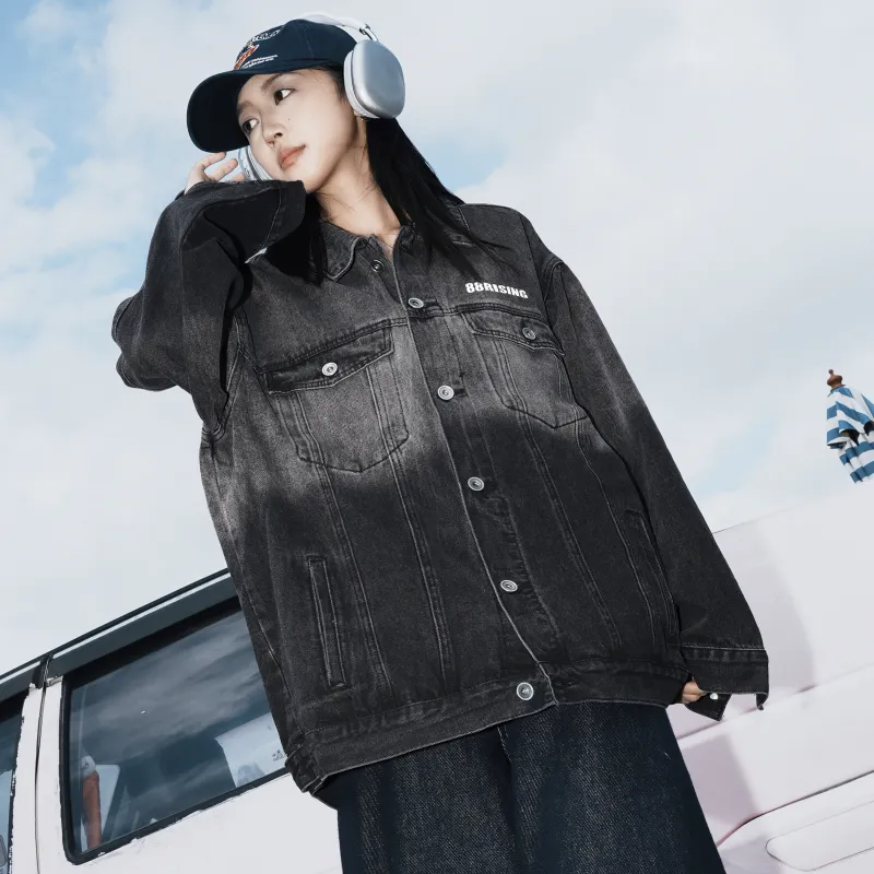 88rising Denim Jacket Unisex Gradient Gray-4