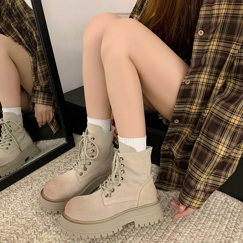 Y6T Ankle Boots Women's Camel/Beige-13