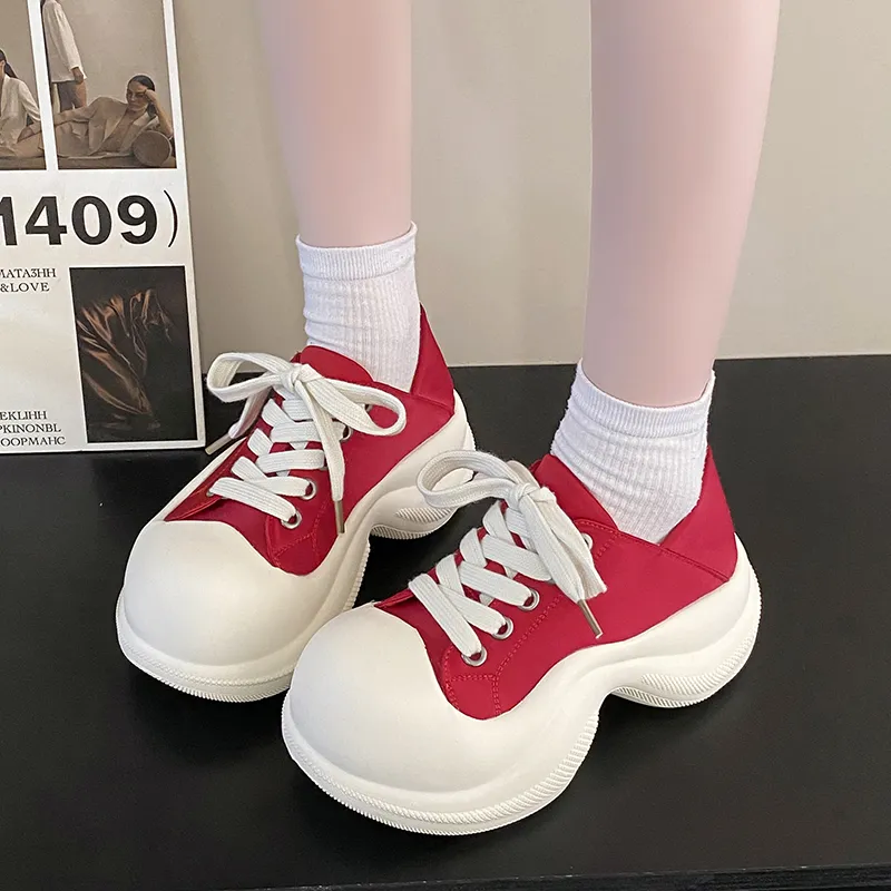 Y6T Height Increasing Lightweight Breathable Low Top Casual Shoes Women's-9