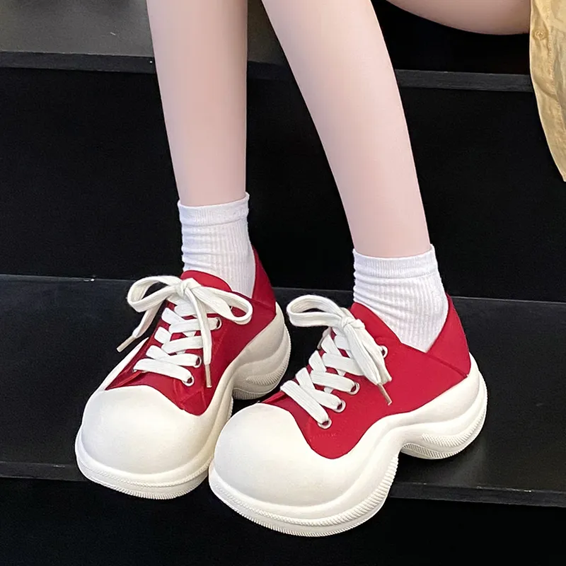 Y6T Height Increasing Lightweight Breathable Low Top Casual Shoes Women's-8