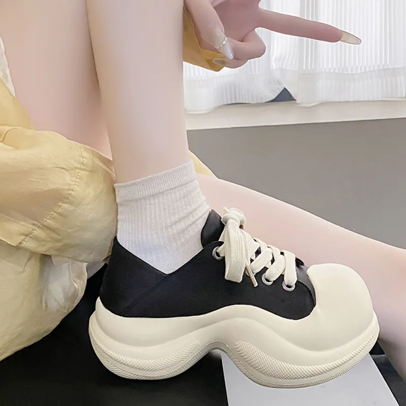 Y6T Height Increasing Lightweight Breathable Low Top Casual Shoes Women's-3