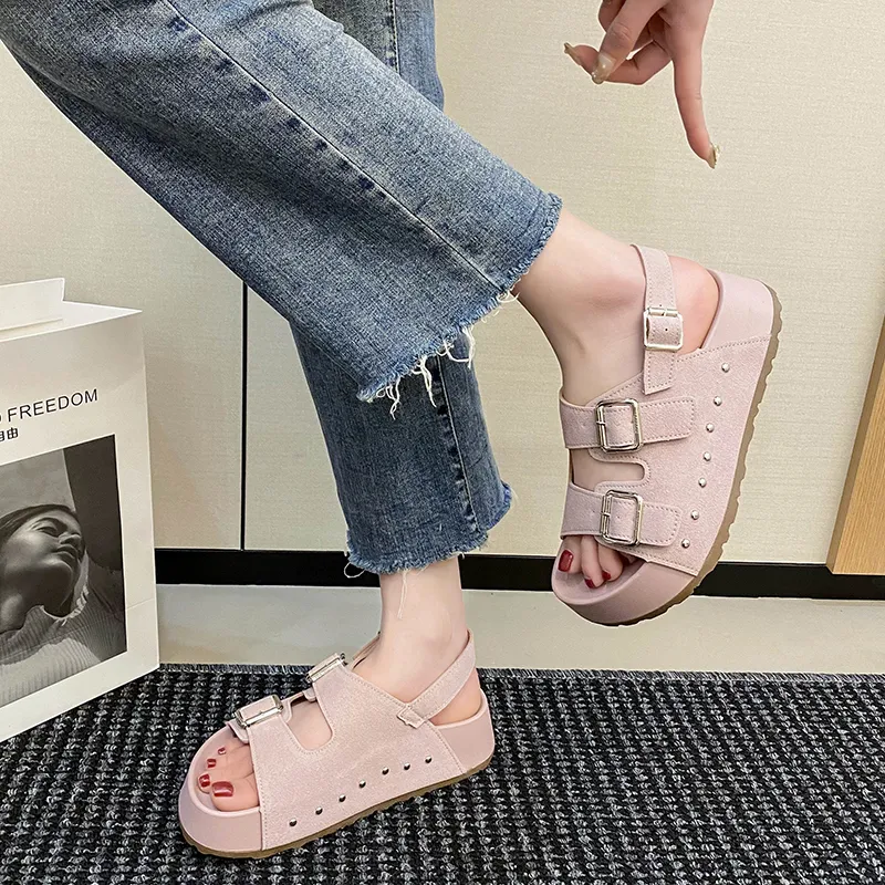 Y6T One Strap Sandals Women's-5