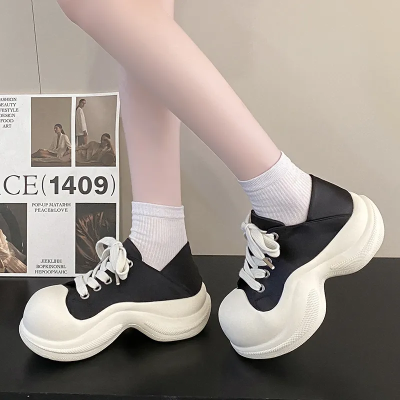 Y6T Height Increasing Lightweight Breathable Low Top Casual Shoes Women's-4