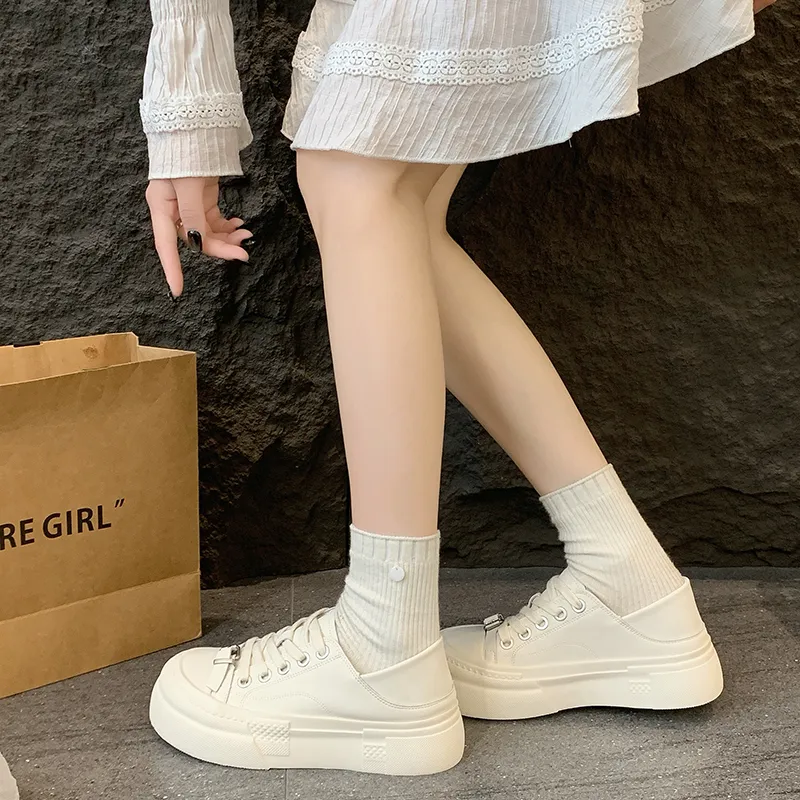 Y6T Height Increasing Lightweight Breathable Low Top Skateboard Shoes Women's-9