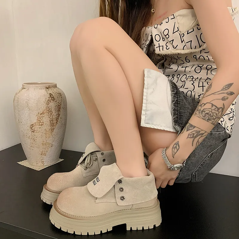 Y6T Ankle Boots Women's Camel/Beige-16