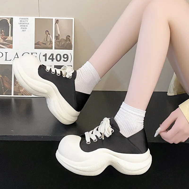 Y6T Height Increasing Lightweight Breathable Low Top Casual Shoes Women's-2
