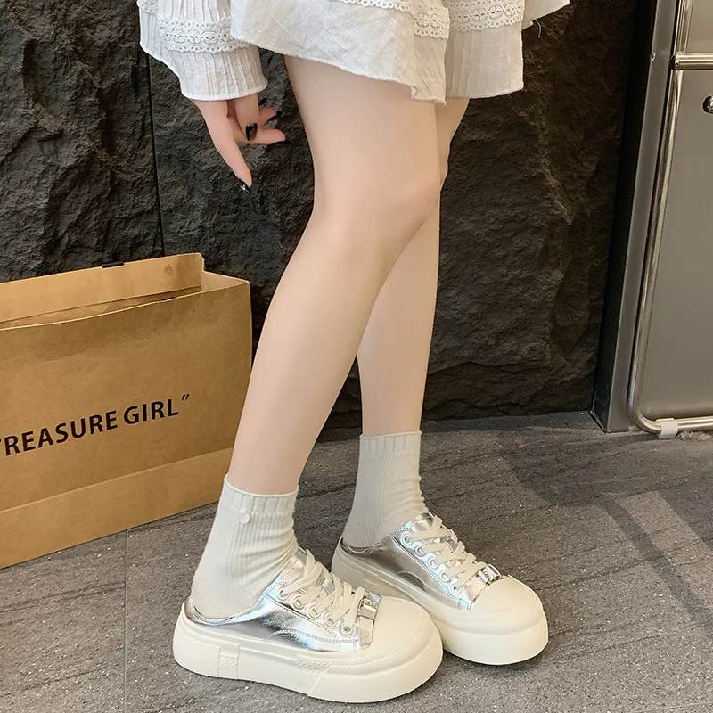 Y6T Height Increasing Lightweight Breathable Low Top Skateboard Shoes Women's-6