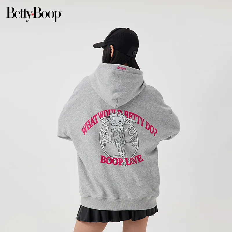 BETTY BOOP Sweatshirts Women's Gray-2