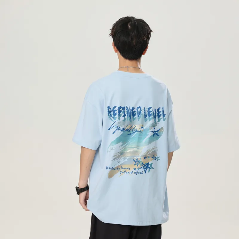 LEVEL Short Sleeved T Shirts Unisex-11
