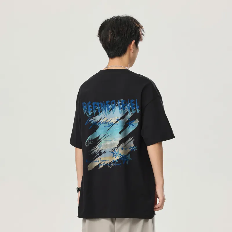 LEVEL Short Sleeved T Shirts Unisex-2