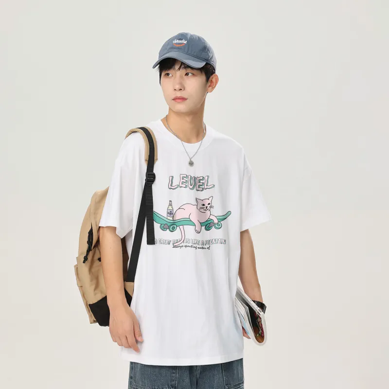 LEVEL Short Sleeved T Shirts Unisex-7