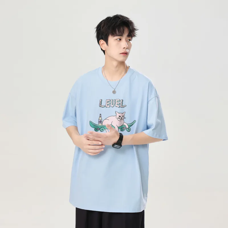 LEVEL Short Sleeved T Shirts Unisex-18