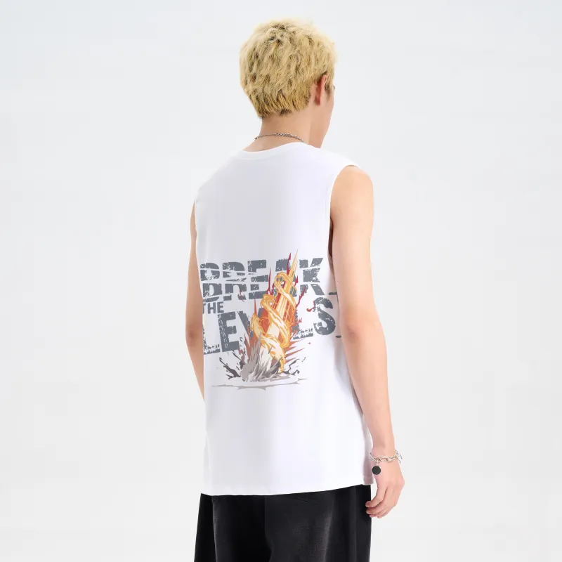 LEVEL RELAX Series Tank Tops Unisex-4