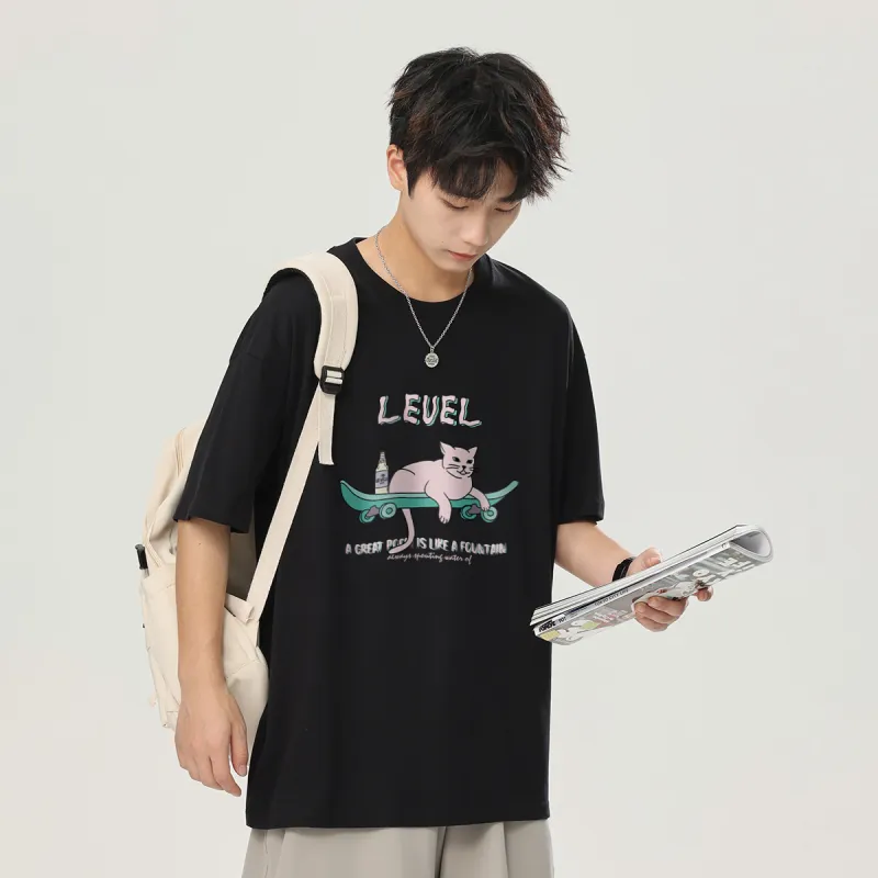 LEVEL Short Sleeved T Shirts Unisex-2