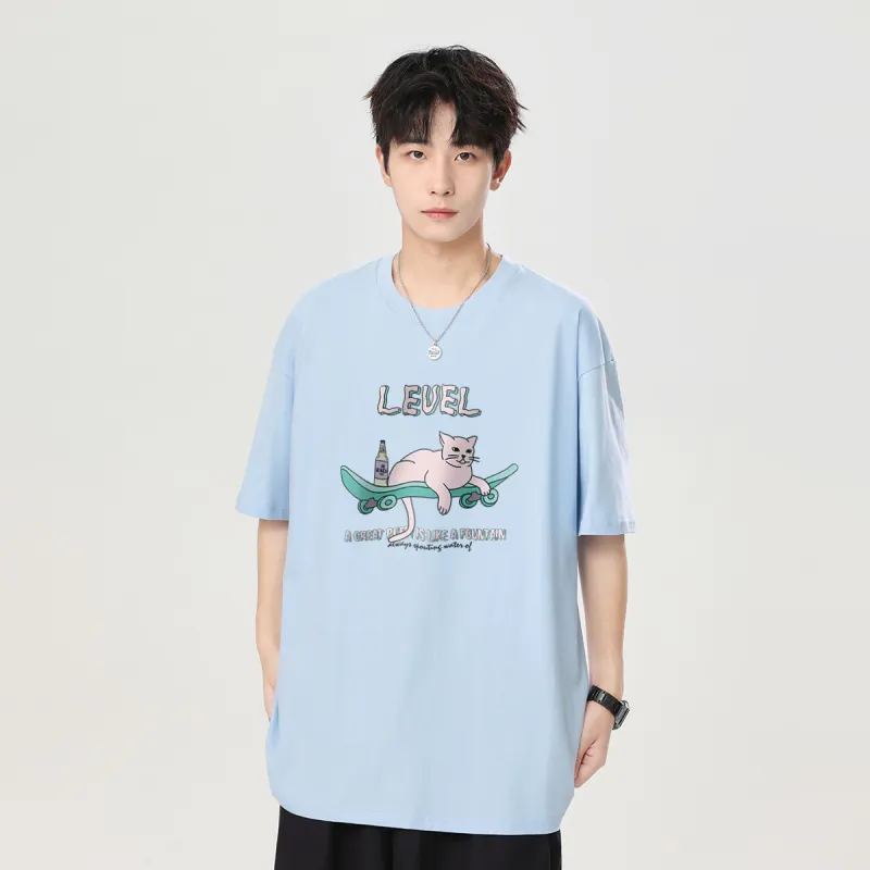 LEVEL Short Sleeved T Shirts Unisex-16