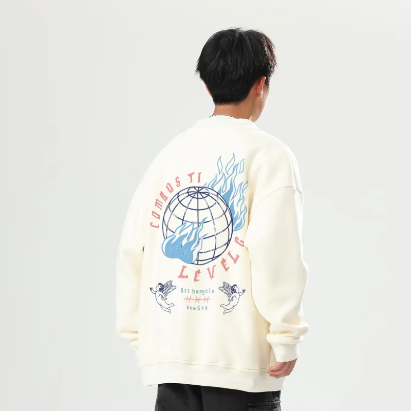 LEVEL RELAX Series Baseball Jacket Unisex-9