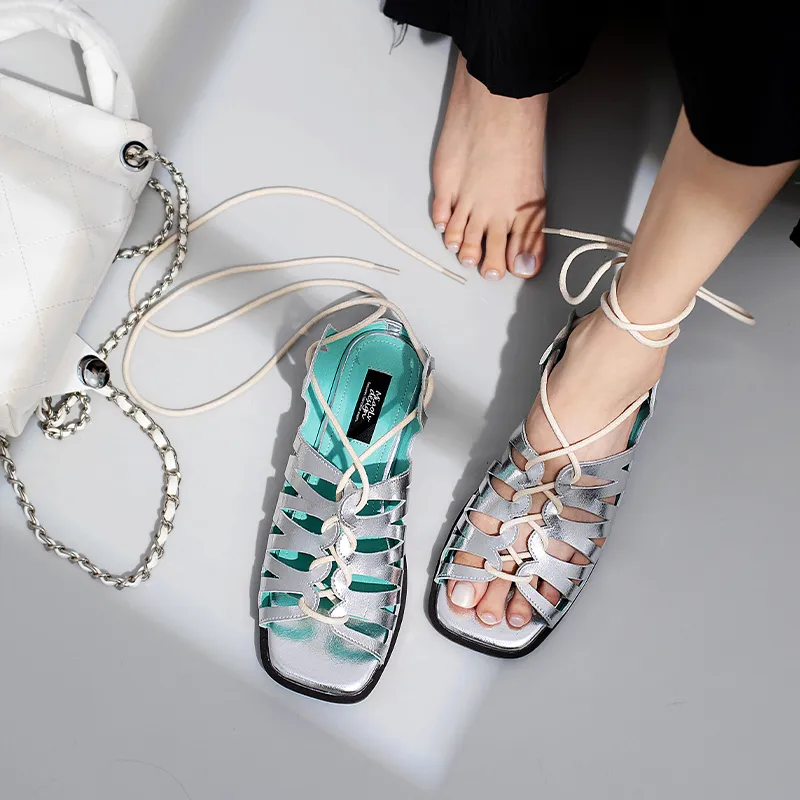 Wonderful Couple Roman Sandals 3.5cm Women's-16