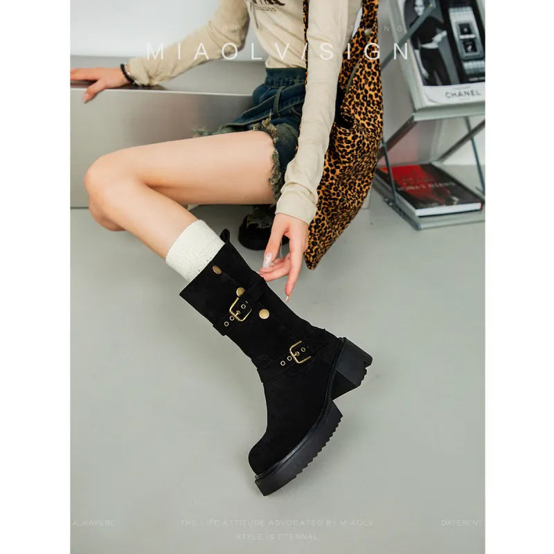 Wonderful Couple Ankle Boots 5.5cm Women's-1