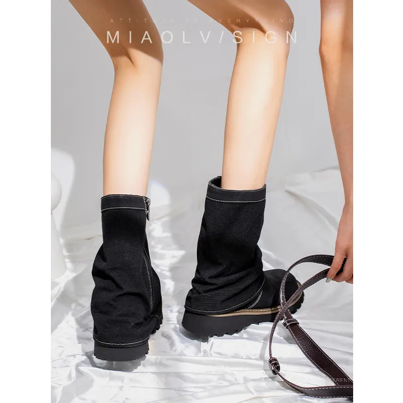 Wonderful Couple Ankle Boots 4cm Women's-22