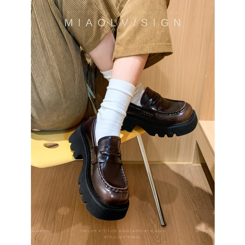 Wonderful Couple Loafers 6cm Women's-1