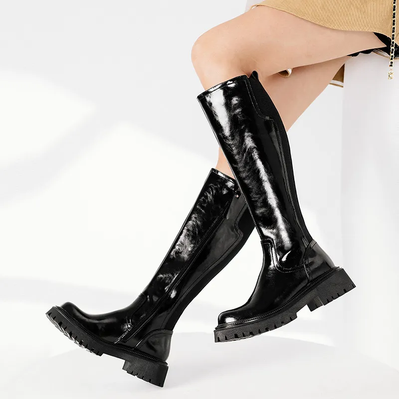 Wonderful Couple Knee-high Boots 5.5cm Women's-6
