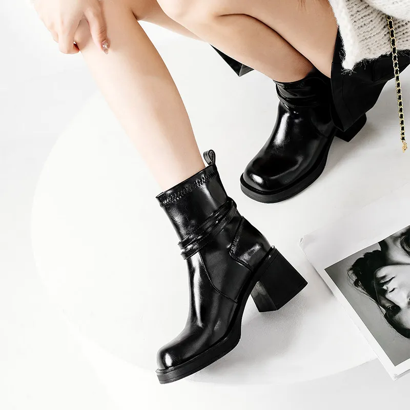 Wonderful Couple Ankle Boots 7cm Women's-7
