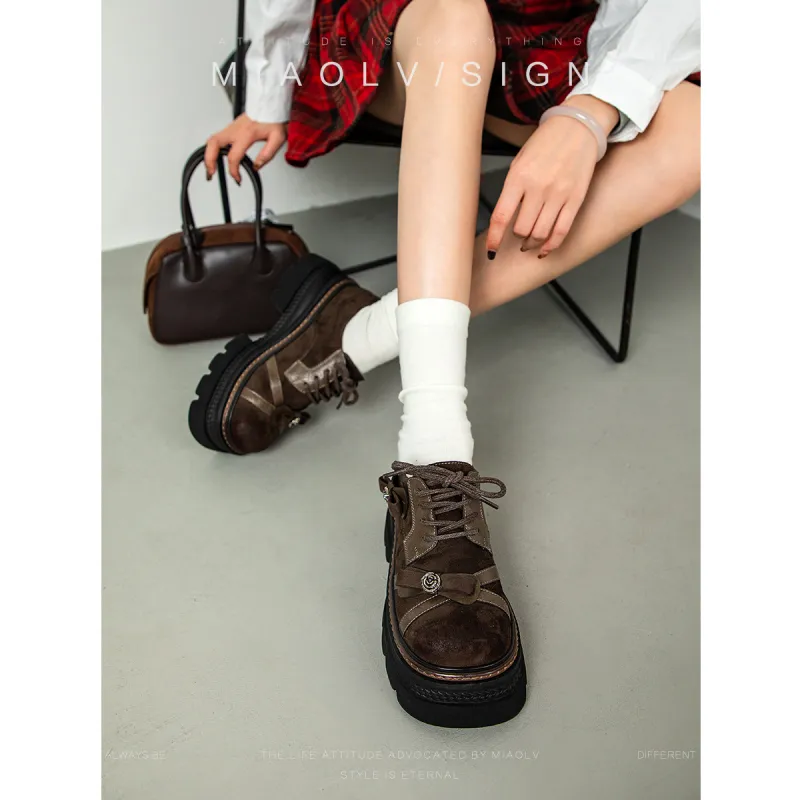 Wonderful Couple Casual Single Shoes 7.0cm Women's-1