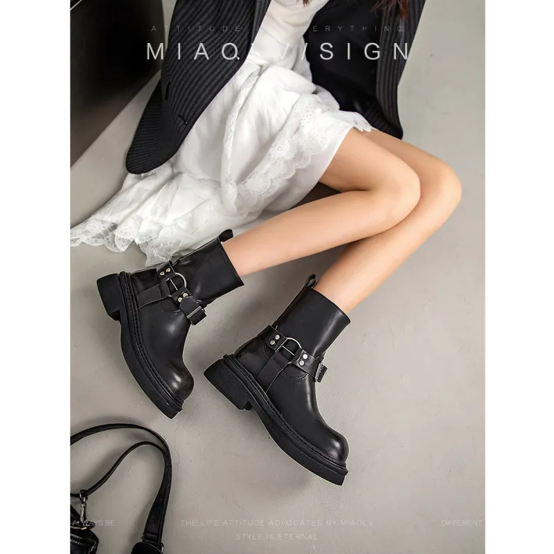 Wonderful Couple Ankle Boots 5cm Women's-6