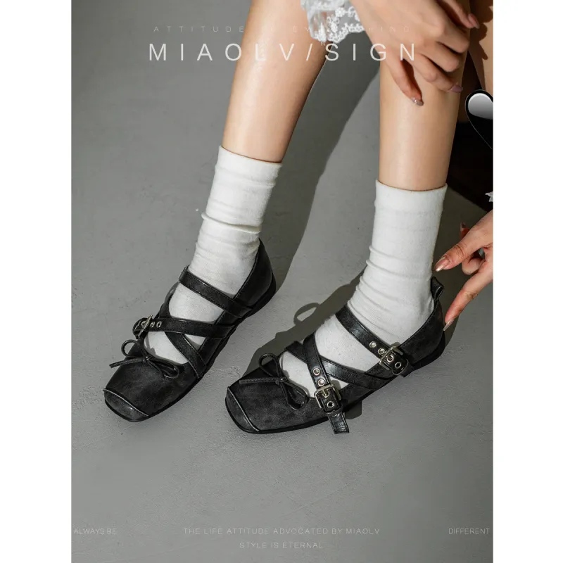 Wonderful Couple Casual Single Shoes Women's Black-4