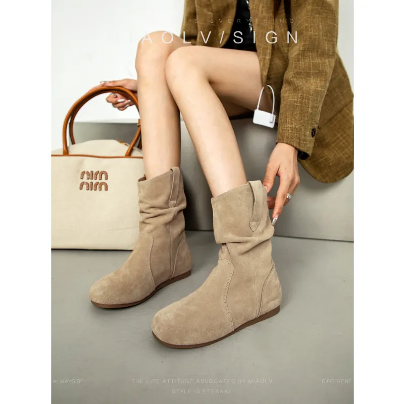 Wonderful Couple Ankle Boots 1.5cm Women's-13
