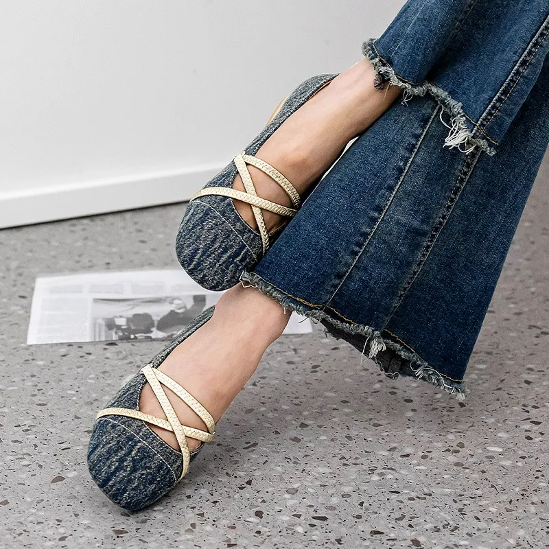 Wonderful Couple Casual Single Shoes 1.5cm Women's-49