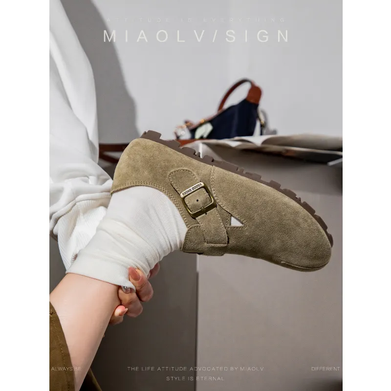Wonderful Couple Casual Single Shoes 0.8cm Women's-14