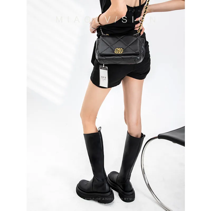 Wonderful Couple Knee-high Boots 6cm Women's-10