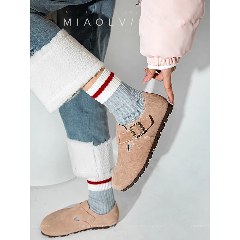 Wonderful Couple Casual Single Shoes 0.8cm Women's-7