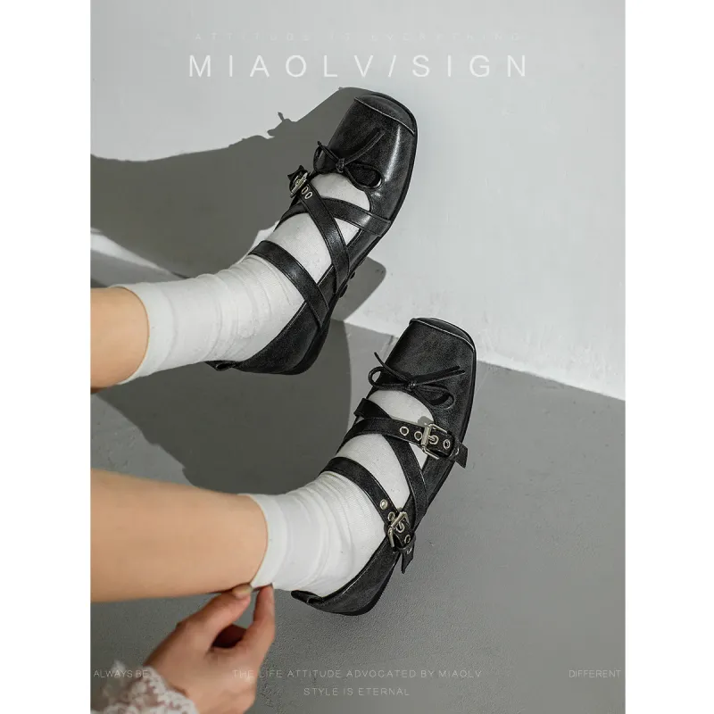 Wonderful Couple Casual Single Shoes Women's Black-3