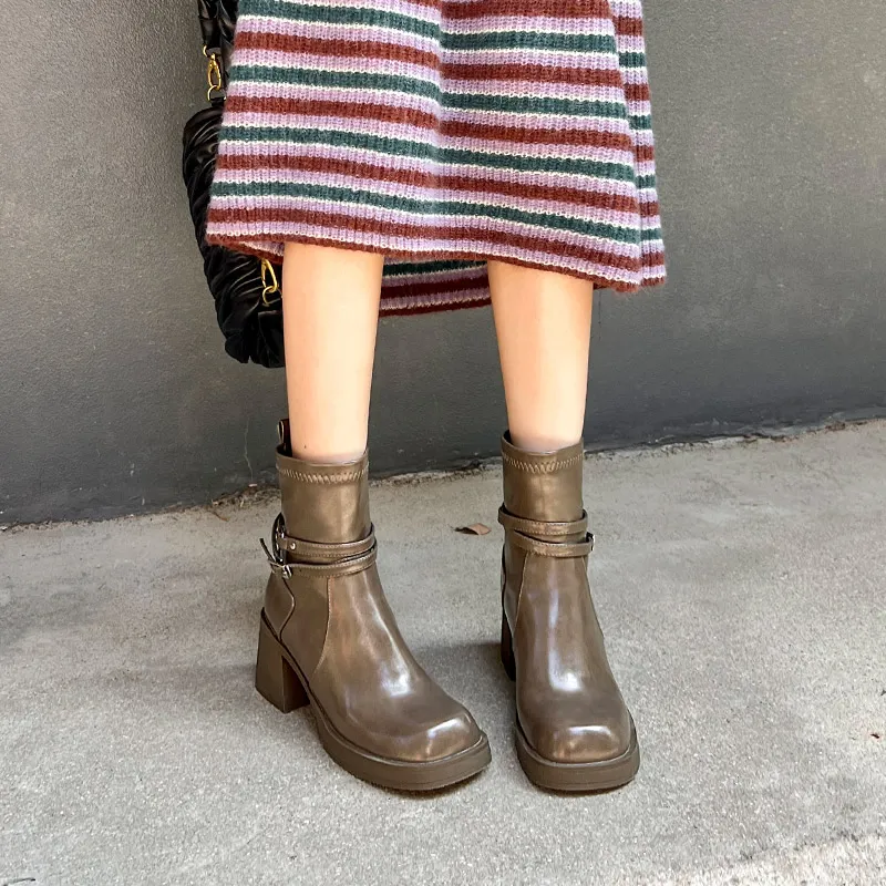 Wonderful Couple Ankle Boots 7cm Women's-1