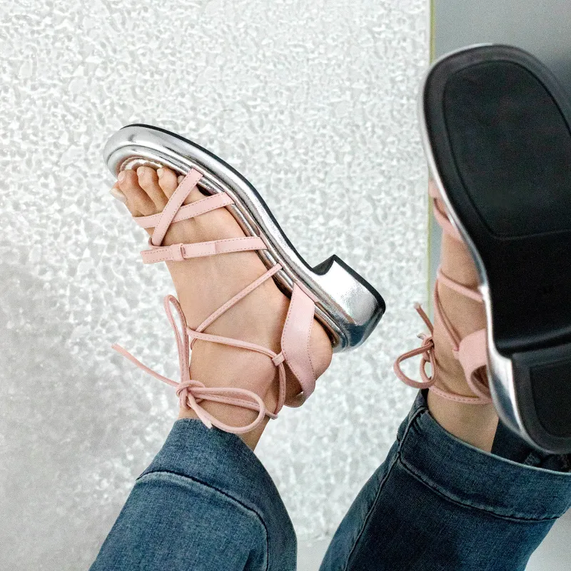 Wonderful Couple Strap Sandals 4.5cm Women's-16